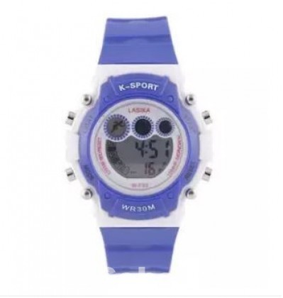 Rubber Digital Watch For Kids - Multi Color - ORF